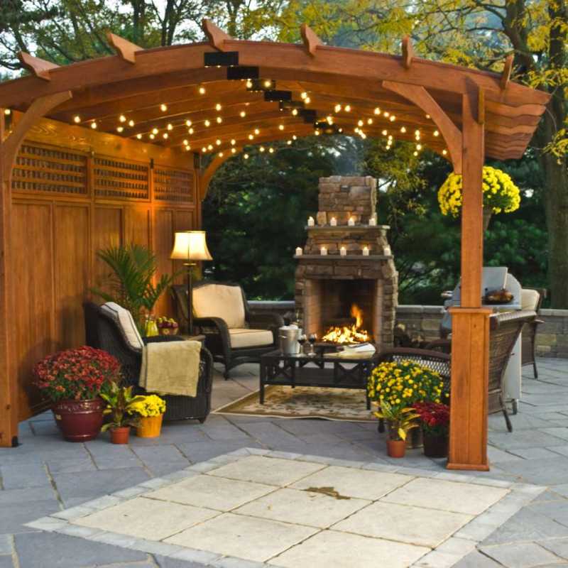 Stoltzfus Structures Arched Pergola