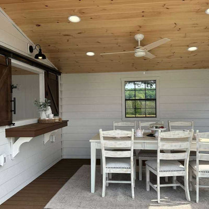 Stoltzfus Structures Lux Lounge Villa Pool House